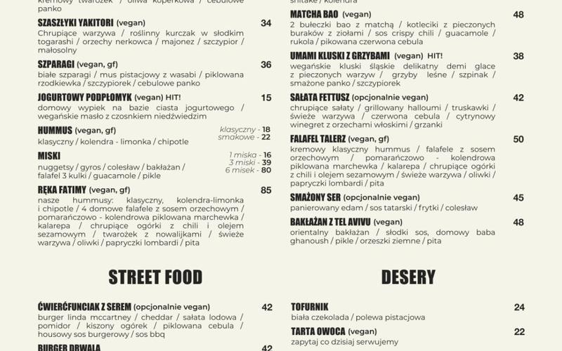 Wegańska oferta Katowice