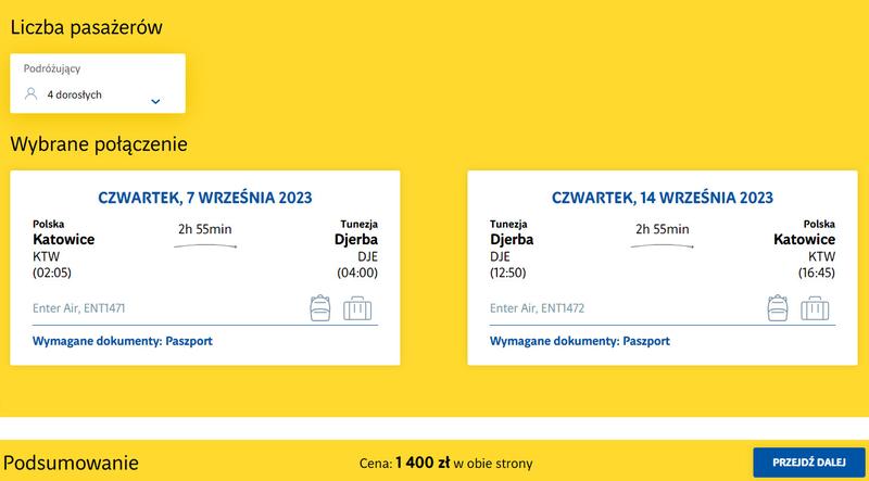 Przewodnik po locie: Ile trwa podróż z Katowic do Dżerby? Wszystko, co powinieneś wiedzieć