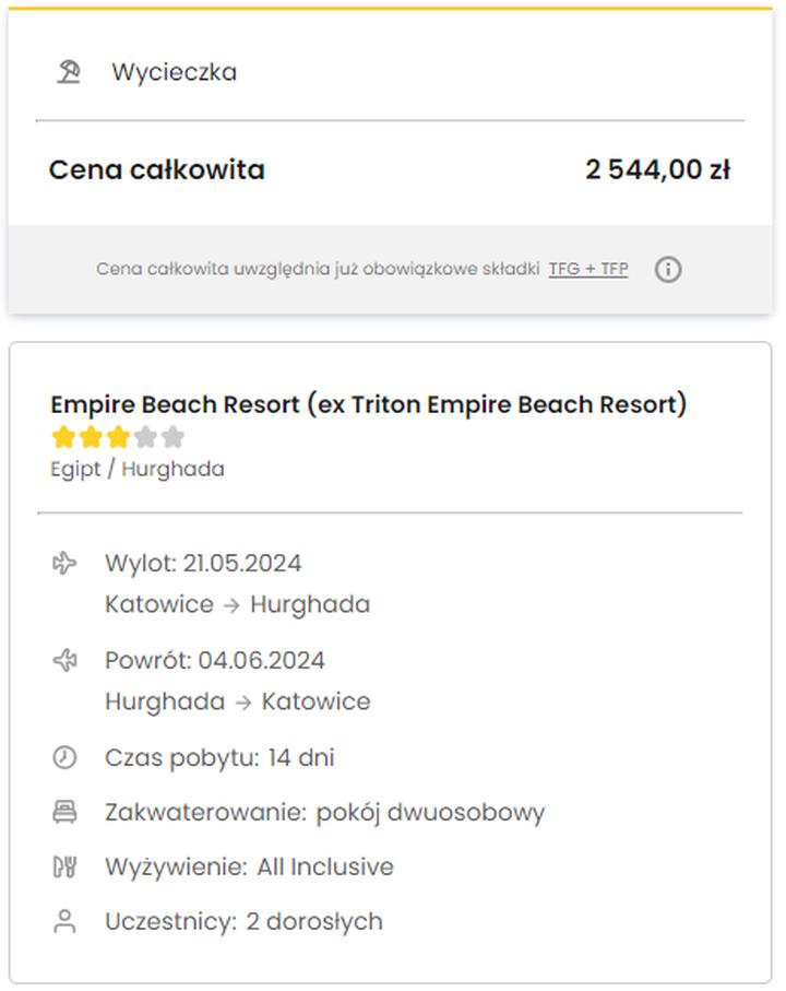 Lot z Katowic do Egiptu