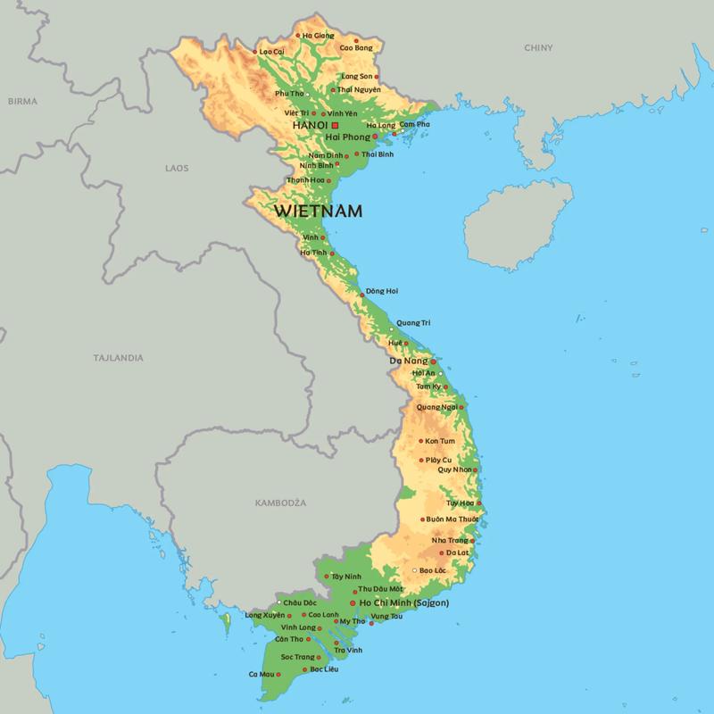 Sąsiedzi Wietnamu: poznaj kraje graniczące oraz długości ich granic