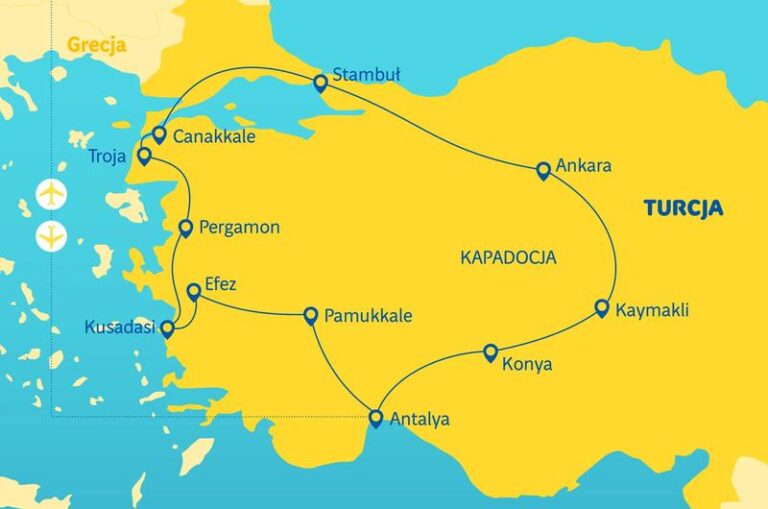 Jak długo trwa podróż do Turcji? Kluczowe informacje o locie z Warszawy