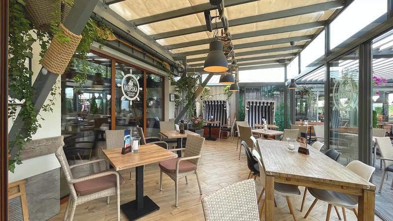 Atmosfera restauracji w Świnoujściu