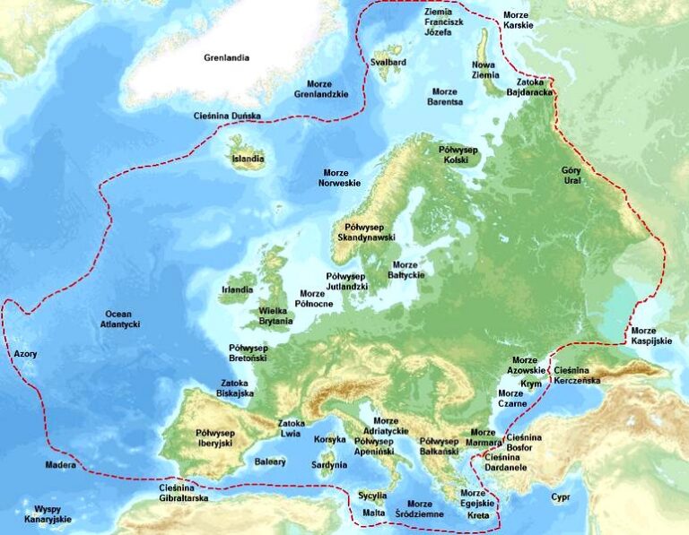 Granica Europy i Azji: którędy przebiega przez 5 kluczowych obszarów?