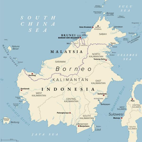 Państwa na Borneo