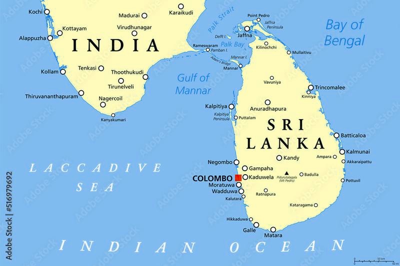 Gdzie leży Sri Lanka? Położenie wyspy na mapie i ciekawostki