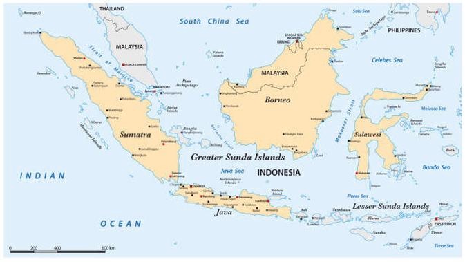Mapa Borneo – zobacz, gdzie leży na mapie świata